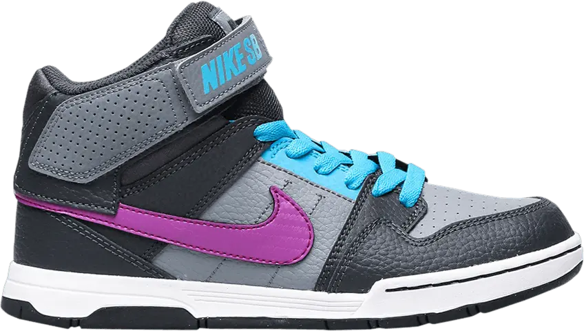 Nike Mogan Mid 2 SB GS &#039;Cool Grey Vivid Purple&#039;