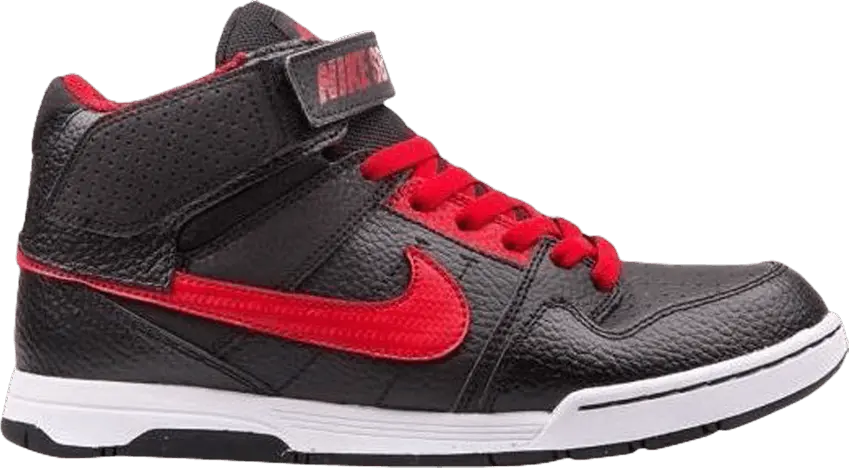  Nike Mogan Mid 2 SB GS &#039;Black Gym Red&#039;