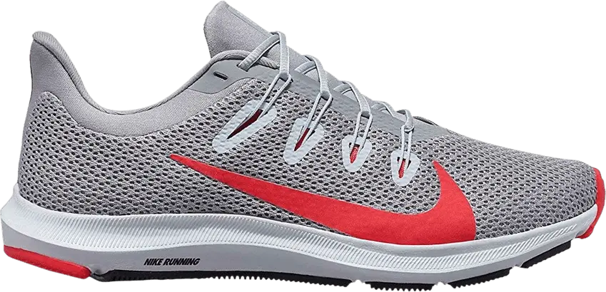  Nike Wmns Quest 2 &#039;Wolf Grey Red Orbit&#039;