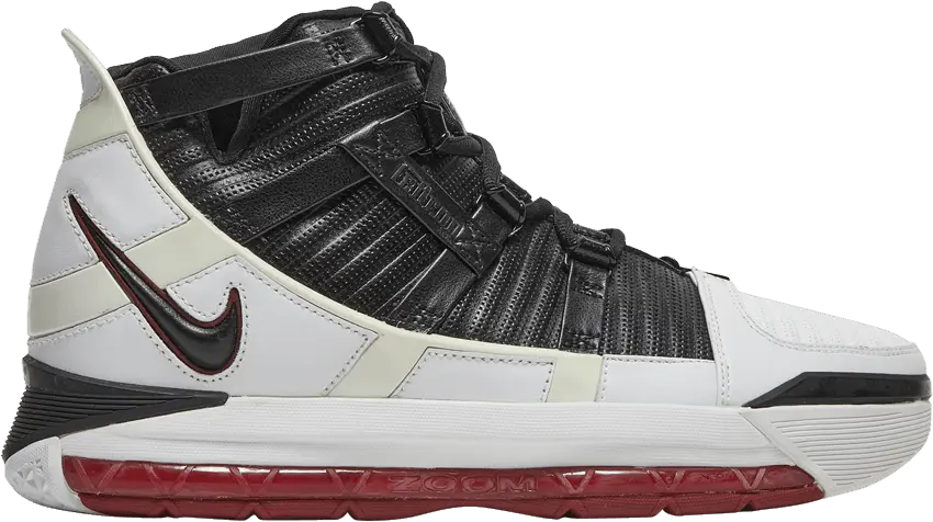 Nike Zoom LeBron III White/Black-Varsity Crimson