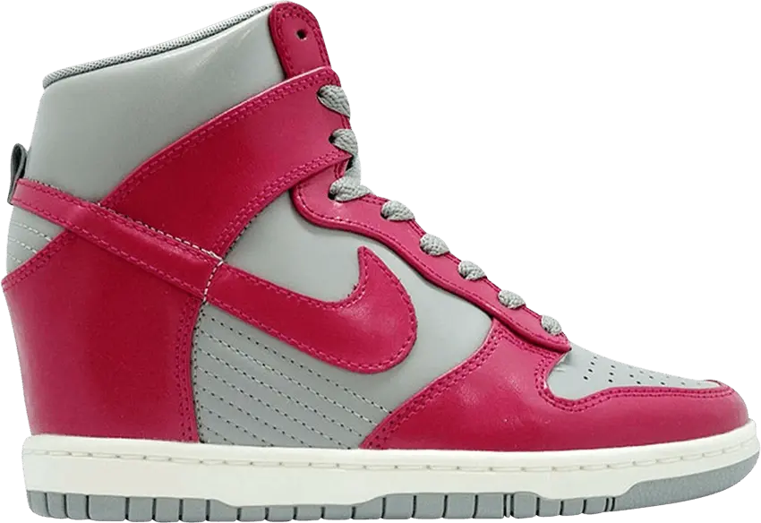  Nike Wmns Dunk Sky High &#039;Medium Grey Fuchsia&#039;