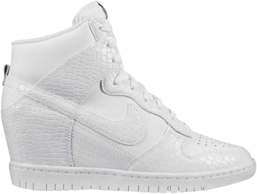  Nike Wmns Dunk Sky High &#039;White Croc Print&#039;