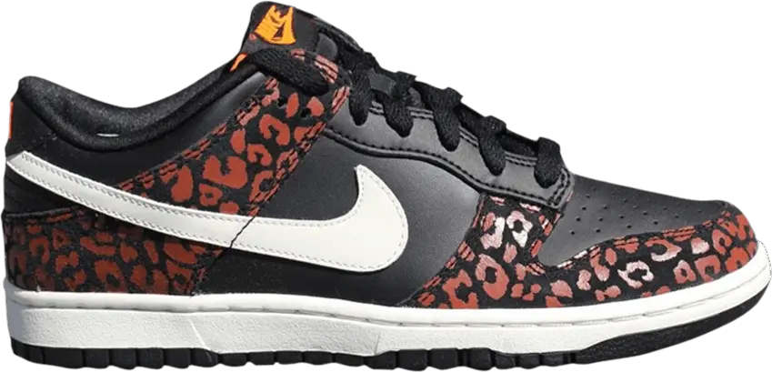  Nike Wmns Dunk Low Skinny &#039;Leopard Pack - Total Orange&#039;