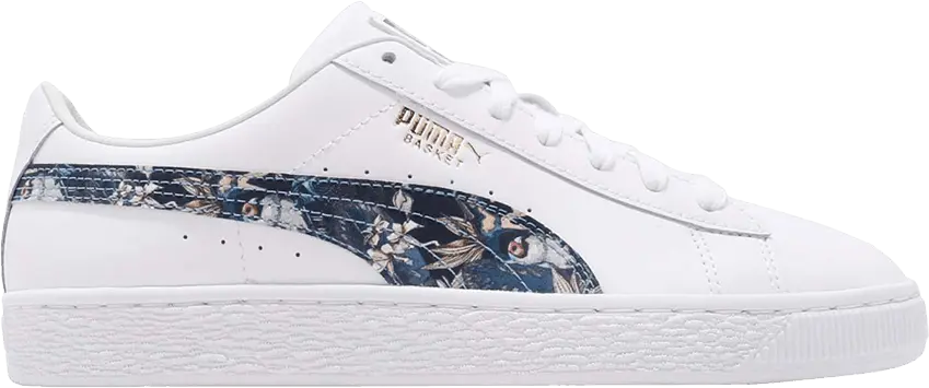  Puma Basket Classic &#039;Secret Garden - White&#039;