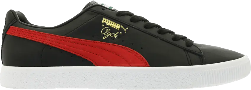  Puma Clyde Core &#039;Black Red&#039;