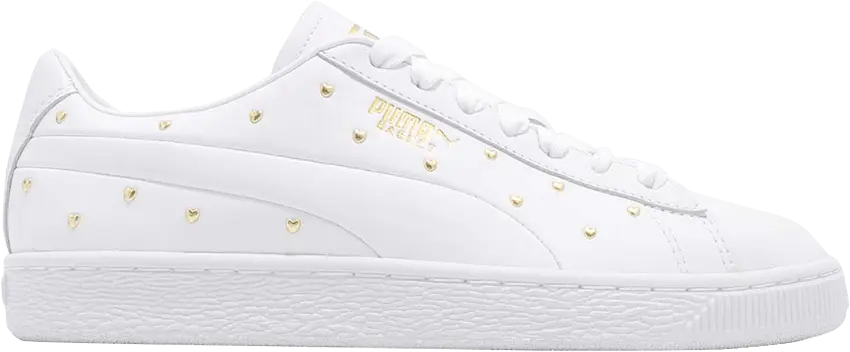  Puma Wmns Basket Studs &#039;White&#039;