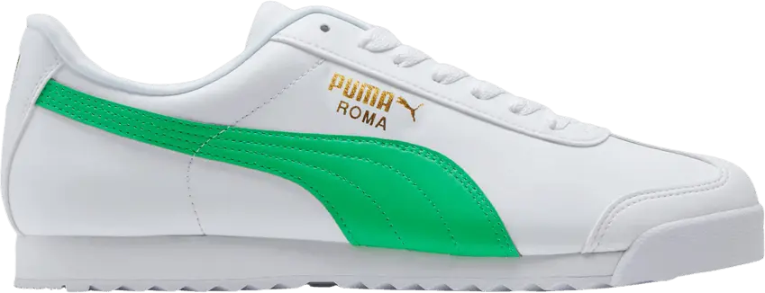  Puma Roma Basic Plus &#039;White Irish Green&#039;