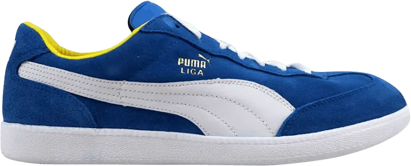 Puma Liga Suede French Blue/White-Vibrant Yellow