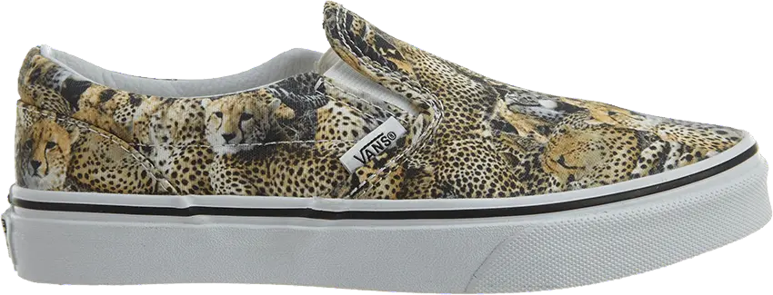  Vans Slip-On Big Kids &#039;Cheetah&#039;