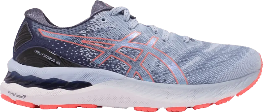  Asics Wmns Gel Nimbus 23 Wide &#039;Mist Blazing Coral&#039;