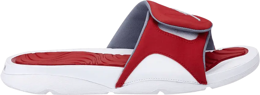  Jordan Hydro 4 Slide &#039;White Gym Red&#039;