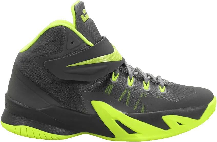Nike LeBron Soldier 8 GS &#039;Magnet Grey Volt&#039;