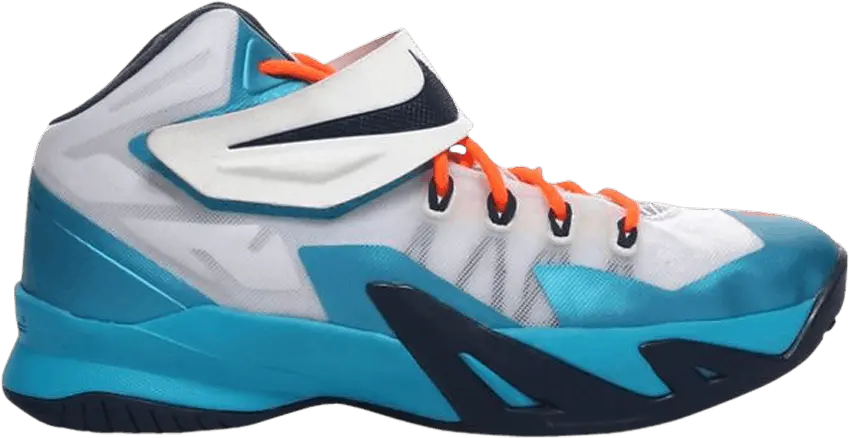  Nike LeBron Soldier 8 GS &#039;Blue Orange&#039;