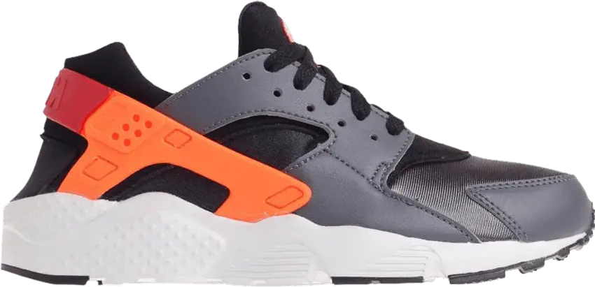  Nike Huarache Run GS &#039;Dark Grey Crimson&#039;