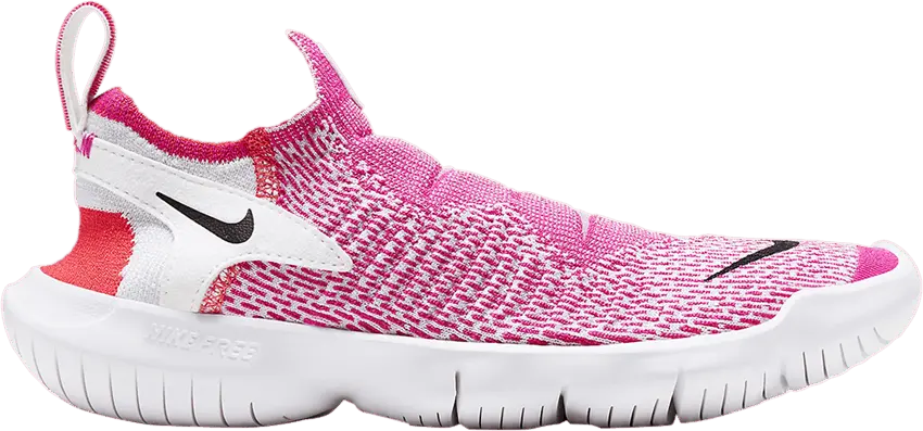  Nike Wmns Free RN Flyknit 3.0 2020 &#039;Vast Grey Fire Pink&#039;