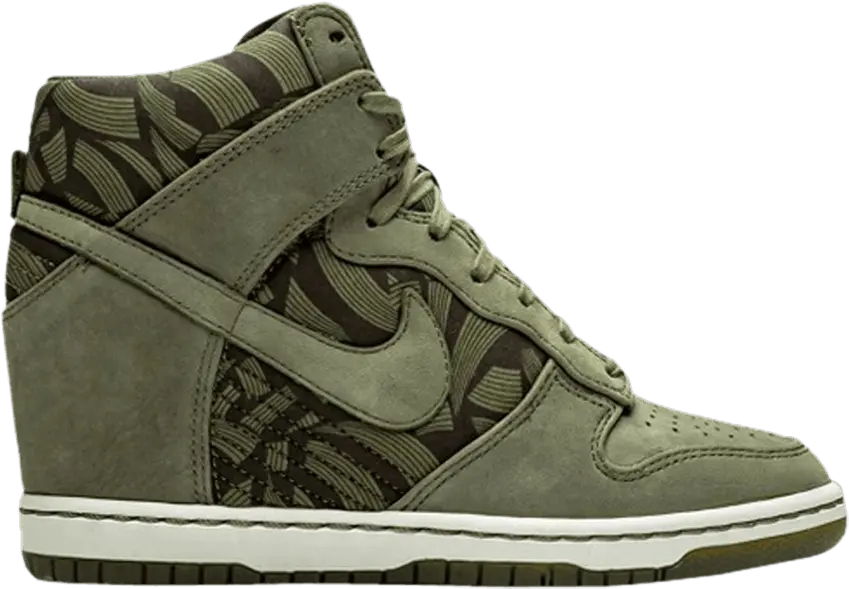  Nike Liberty of London x Wmns Dunk Sky Hi OG QS &#039;Medium Olive&#039;