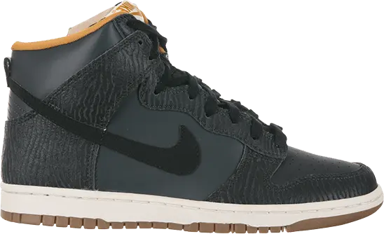  Nike Dunk Hi Skinny Print Anthracite Tiger