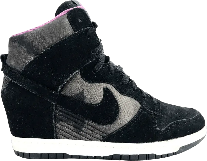  Nike Wmns Dunk Sky High Print &#039;Black Sail&#039;