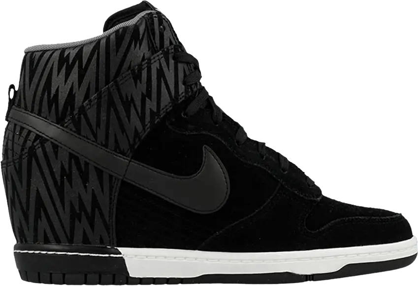  Nike Wmns Dunk Sky High Print &#039;Black&#039;