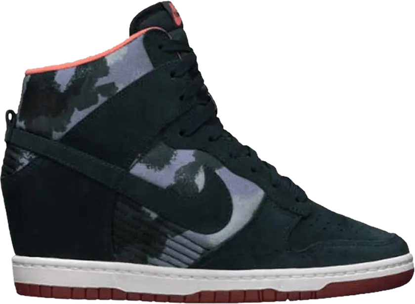  Nike Wmns Dunk Sky Hi Print &#039;Armory Navy&#039;