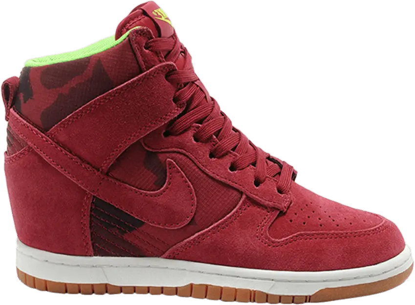  Nike Wmns Dunk Sky Hight Print &#039;Noble Red&#039;