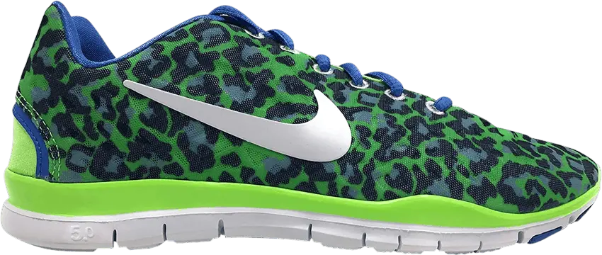  Nike Wmns Free Trainer Fit 3 &#039;Flash Lime Leopard&#039;