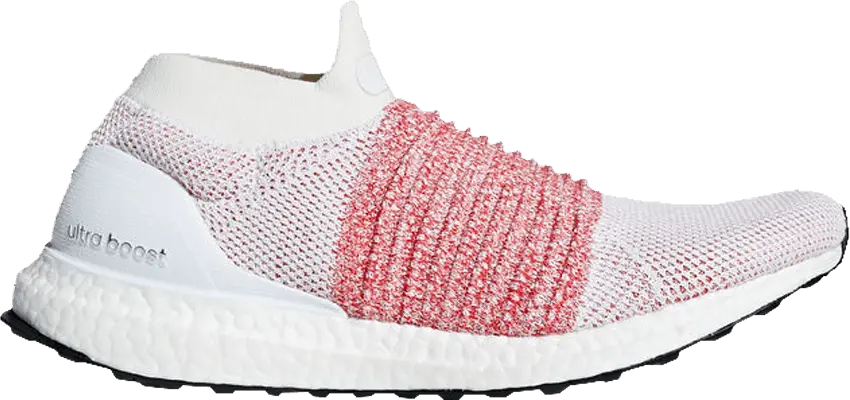  Adidas adidas Ultra Boost Laceless White Scarlet