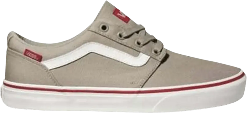  Vans Chapman Stripe Kids &#039;Varsity - Grey Red&#039;