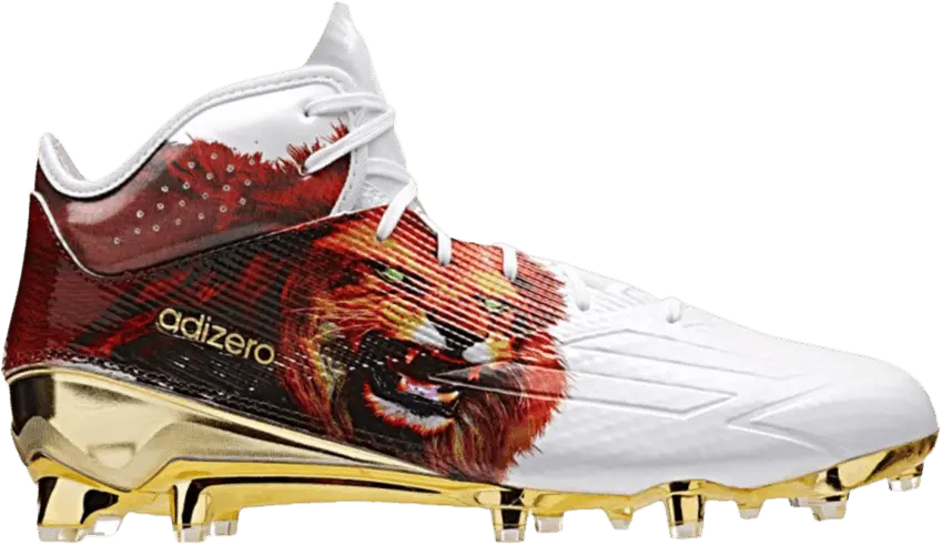  Adidas Adizero 5-Star 5.0 Uncaged Mid &#039;Lion&#039;