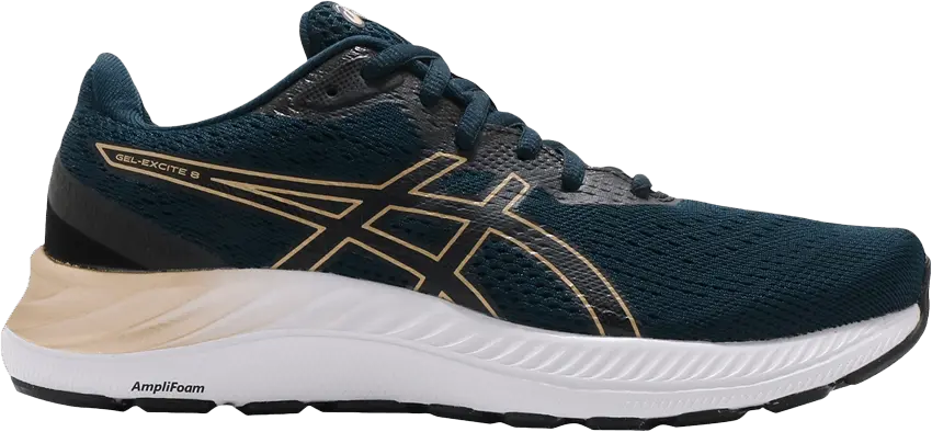  Asics Wmns Gel Excite 8 Wide &#039;French Blue Champagne&#039;