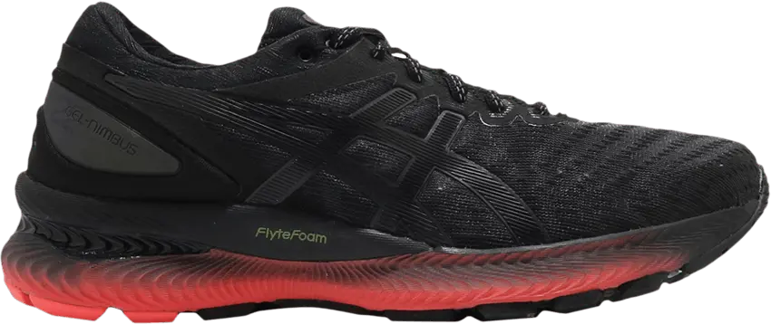  Asics Wmns Gel Nimbus 22 Lite-Show &#039;Black Red&#039;