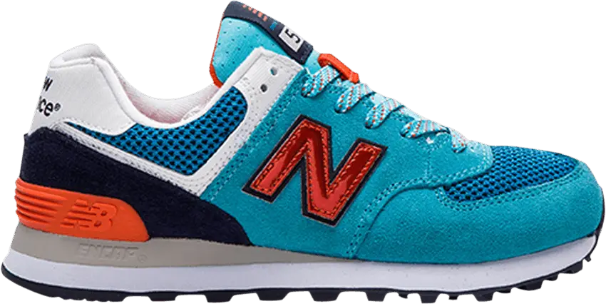  New Balance Wmns 574 &#039;Summit - Blue Red&#039;