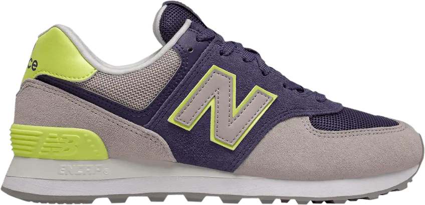  New Balance Wmns 574 &#039;Indigo Lemon Slush&#039;