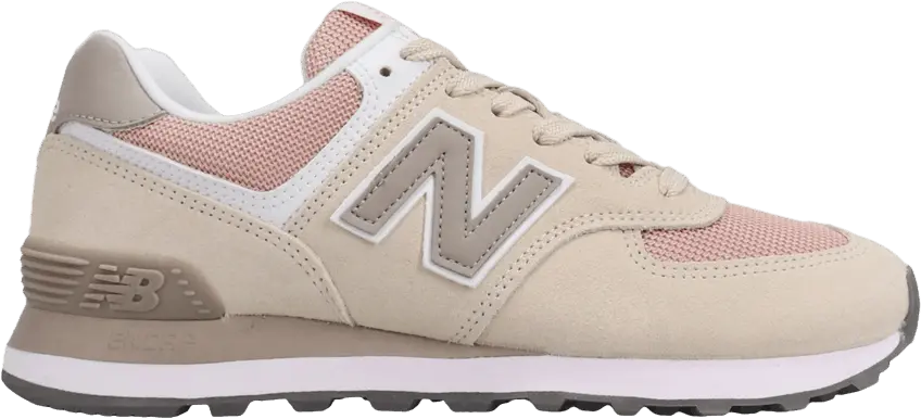  New Balance Wmns 574 &#039;Beige Grey White&#039;