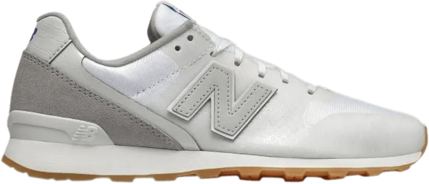  New Balance Wmns 696 &#039;Grey White Gum Brown&#039;