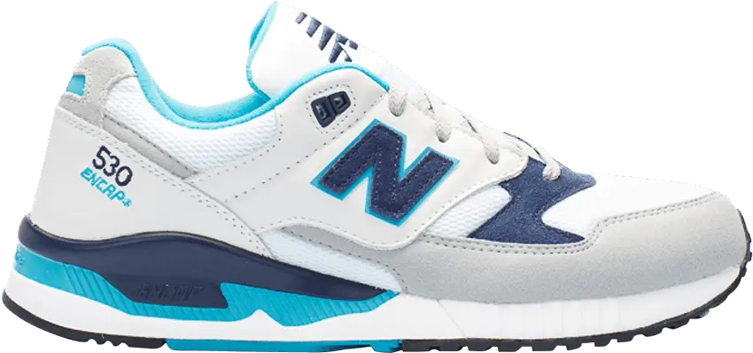  New Balance 530 White Navy Teal