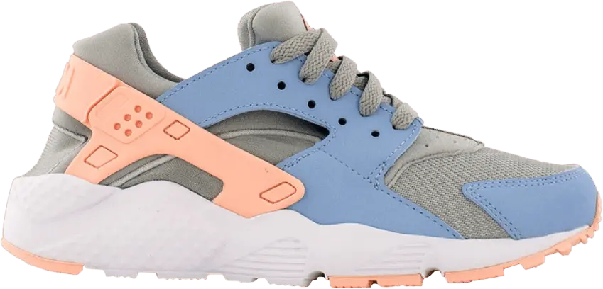  Nike Huarache Run GS &#039;Grey Coral Blue&#039;