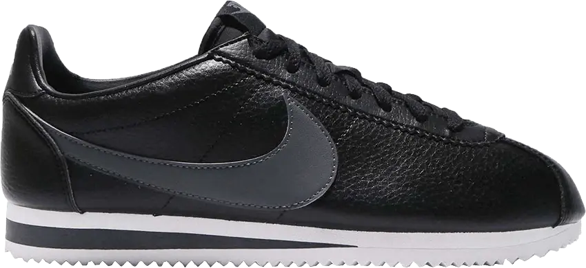  Nike Classic Cortez Leather Black/Dark Grey-White