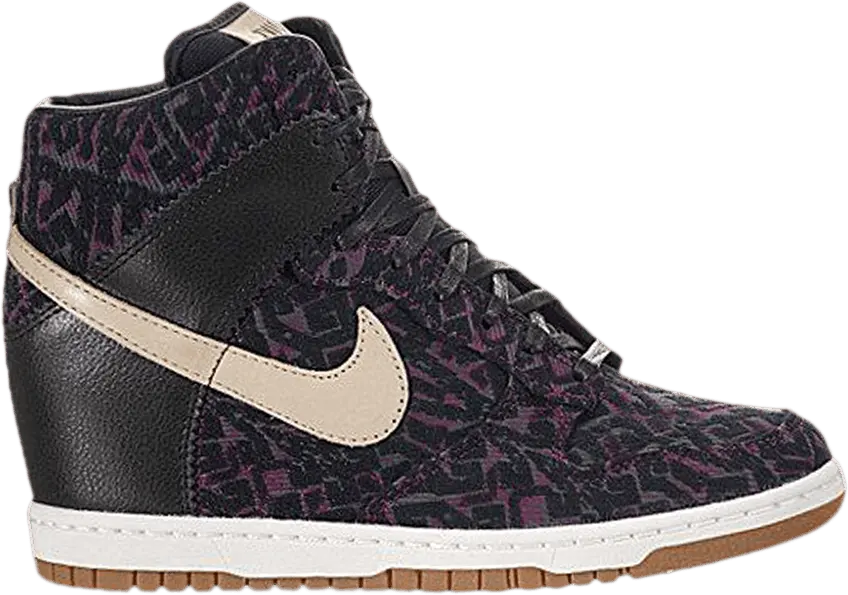  Nike Wmns Dunk Sky High Premium &#039;Purple Tribal&#039;