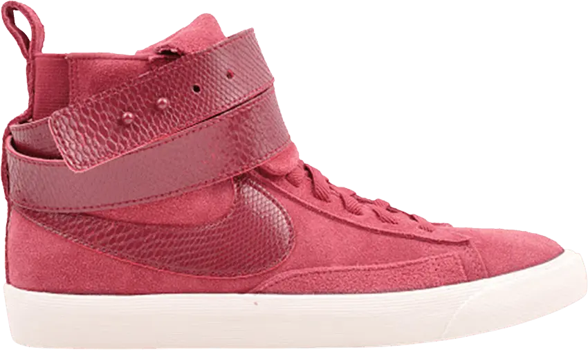  Nike Wmns Blazer Mid Twist Suede &#039;Cherrywood Red&#039;