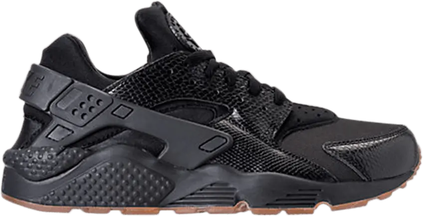  Nike Air Huarache Run Snakeskin Black Gum