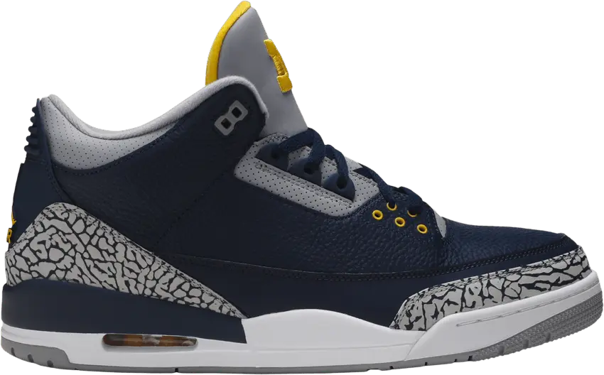  Jordan 3 Retro Michigan PE