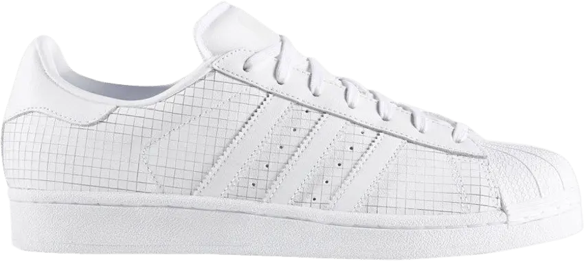  Adidas Superstar &#039;Scored Leather - Triple White&#039;