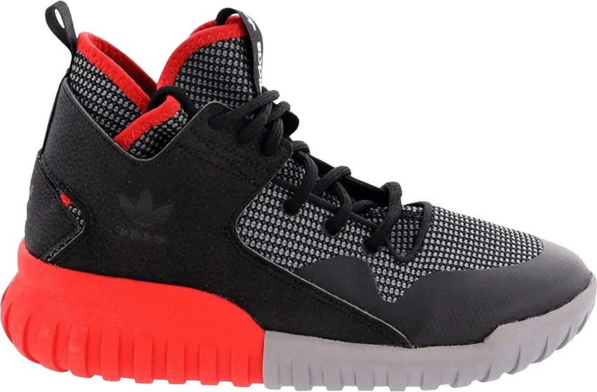  Adidas Tubular X J &#039;Black Scarlet&#039;