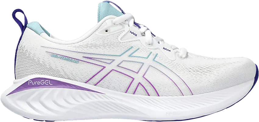  Asics Wmns Gel Cumulus 25 &#039;White Gris Blue&#039;