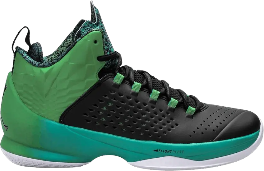  Jordan Melo M11 Black/Black-Lt Green Spark-Rtr