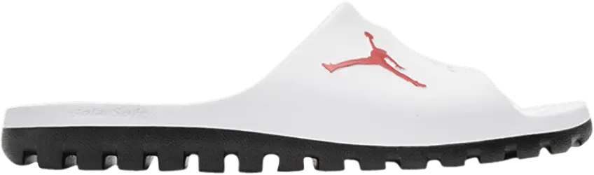  Jordan Super.Fly Team Slide &#039;White Gym Red&#039;