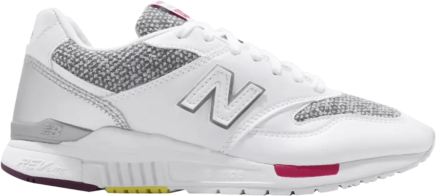 New Balance Wmns 840 &#039;White Silver Grey Pink&#039;