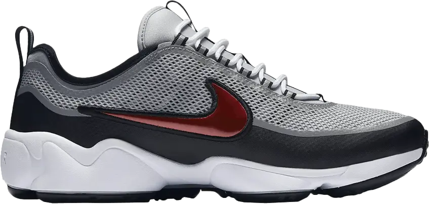  Nike Air Zoom Spiridon Ultra Metallic Silver Desert Red