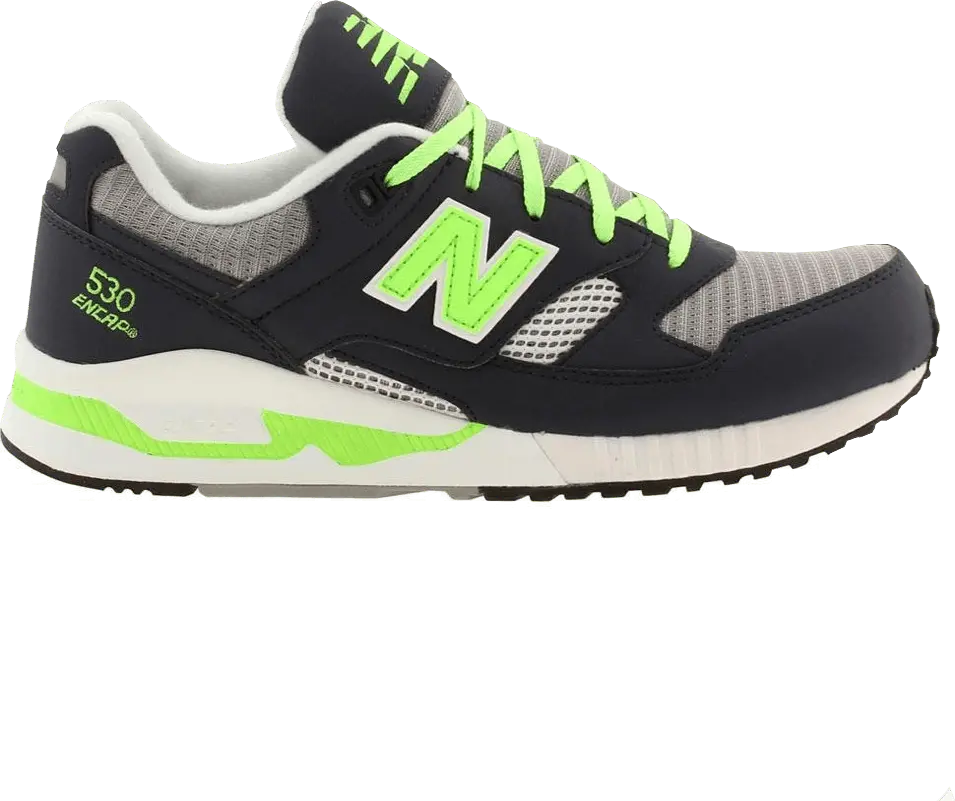  New Balance 530 &#039;Navy Neon Green&#039;